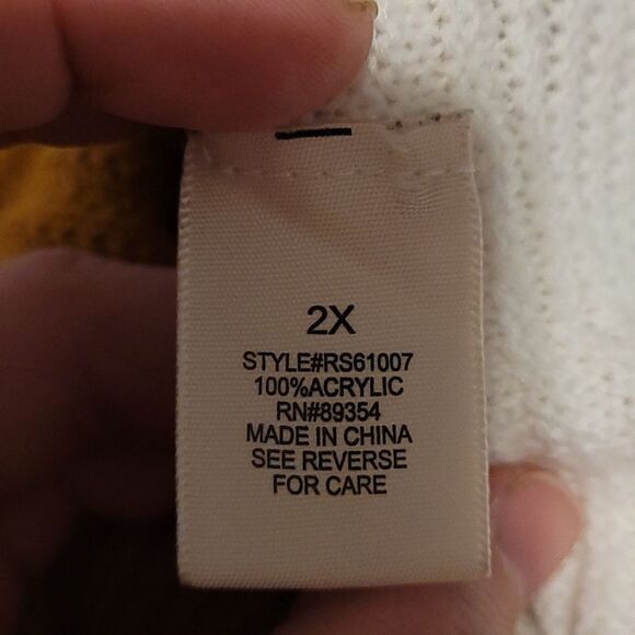 No comment color block sweater - Picture 5 of 6